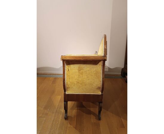 Small Charles X dormeuse, first half of the 19th century.