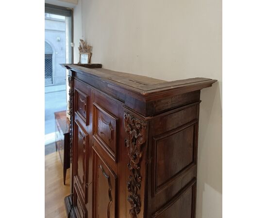 Louis XIV walnut wardrobe, late 17th century