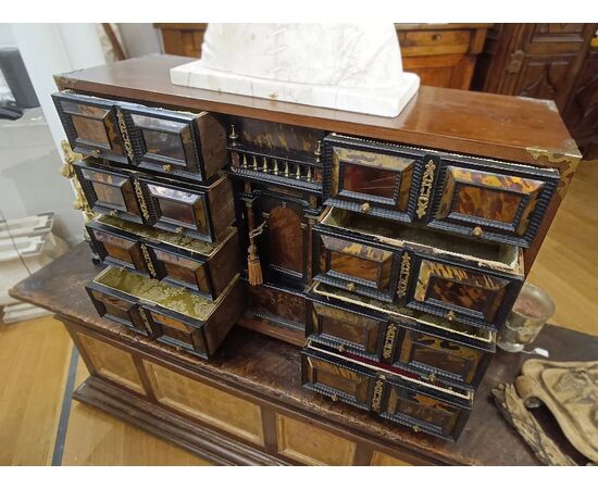 Walnut Monetiere with Finishes from the Early 18th Century
