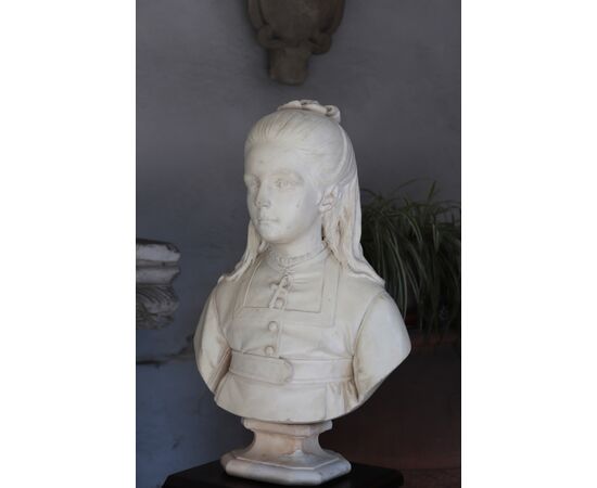 Antonio Tantardini (Milano 1829-1879)- Fanciulla