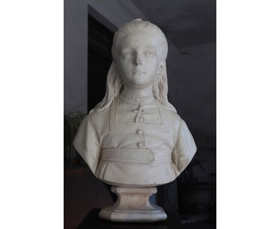 Antonio Tantardini (Milan 1829-1879) - Girl