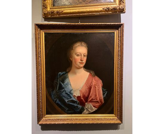 Pair of French portraits