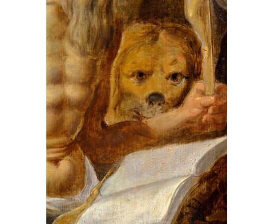 Saint Jerome, 16th-century Italian oil on panel from the entourage of Prospero Fontana (Bologna 1512 - 1597)