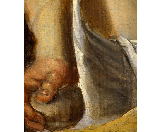 Saint Jerome, 16th-century Italian oil on panel from the entourage of Prospero Fontana (Bologna 1512 - 1597)