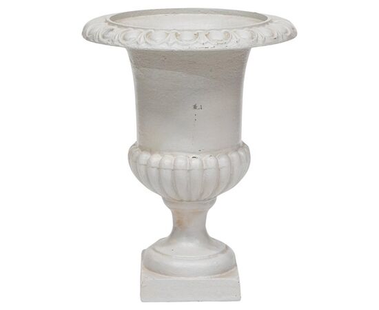 Pair of cast iron vases - SN.