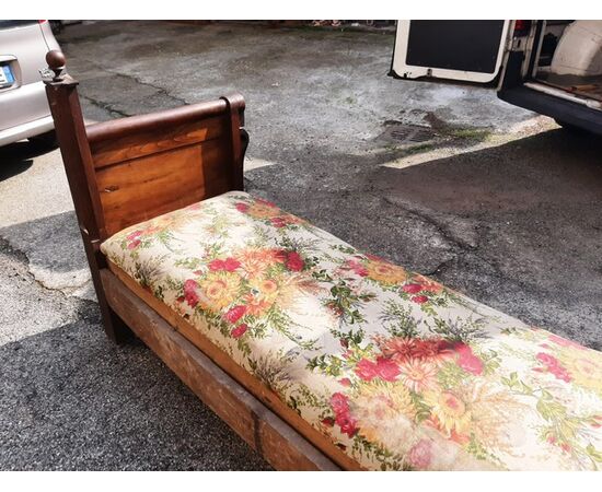 Empire style walnut sofa
