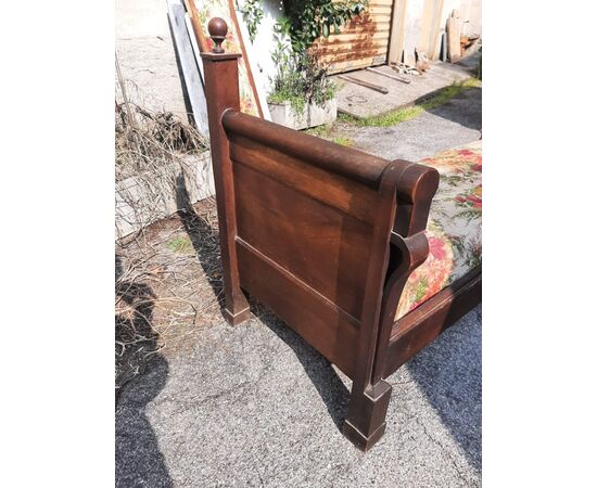Empire style walnut sofa