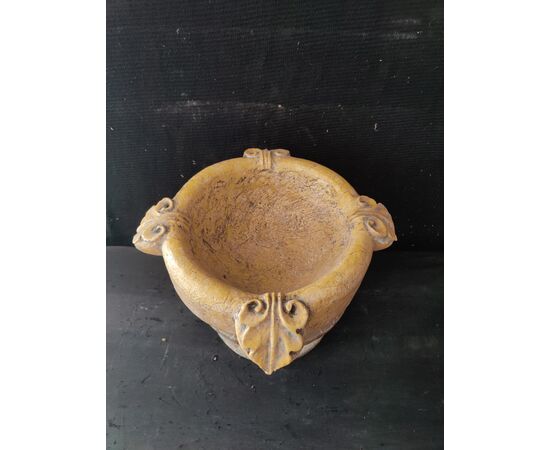 Elegante acquasantiera in marmo giallo - 37 x 37 cm - Venezia