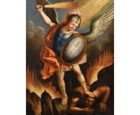 Saint Michael the Archangel, Juan Pedro López (Caracas, Venezuela, 1724 - 1787)