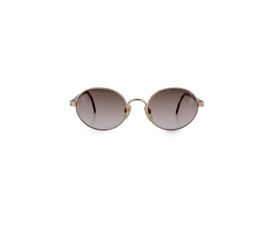 VALENTINO GARAVANI Occhiali da Sole Vintage in Metallo Col. Oro