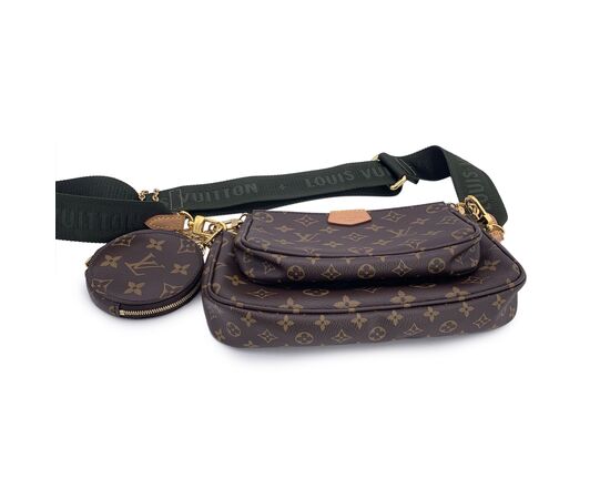 LOUIS VUITTON Borsa a Tracolla in Tela Col. Marrone Multi Pochette Accessoires S