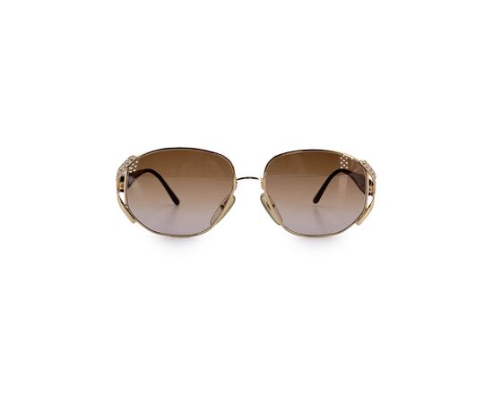DIOR Occhiali da Sole Vintage in Metallo Col. Oro