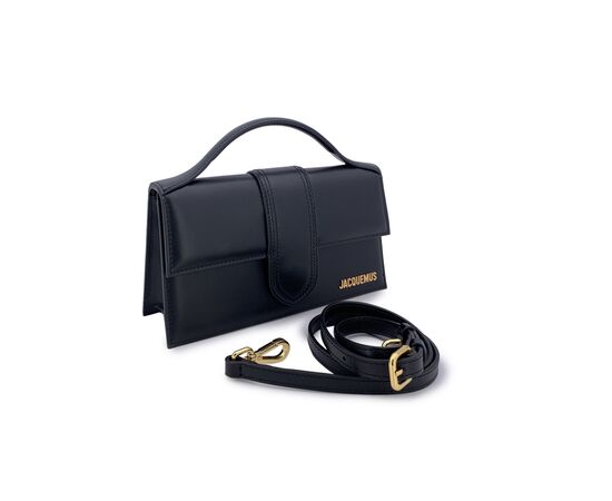JACQUEMUS Borsa a Tracolla in Pelle Col. Nero Le Grand Bambino S