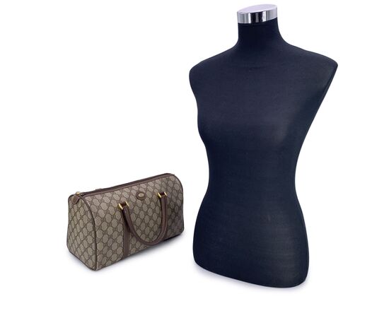GUCCI Borsa a Mano Vintage in Tela Col. Beige Boston M