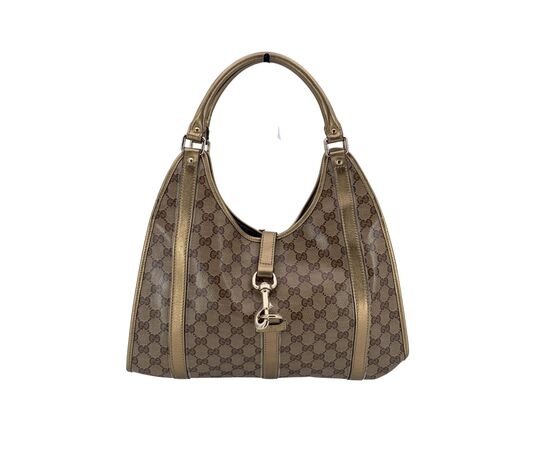 GUCCI Borsa Hobo in Tela Col. Oro Hobo M