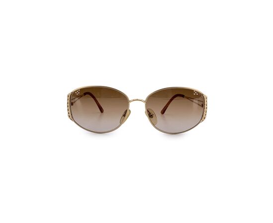 DIOR Occhiali da Sole Vintage in Metallo Col. Oro