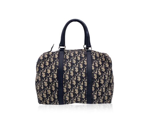 DIOR Borsa a Mano Vintage in Tela Col. Blu Diorissimo M