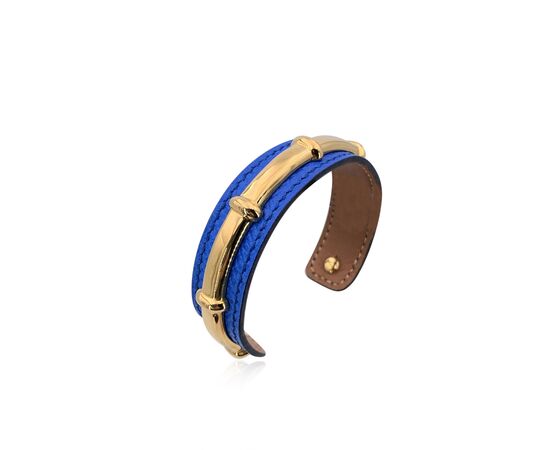 HERMES Bracciale in Pelle Col. Blu
