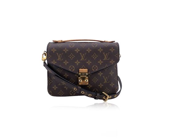LOUIS VUITTON Borsa a Tracolla in Tela Col. Marrone Metis M