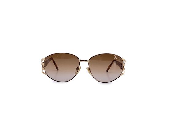 VALENTINO GARAVANI Occhiali da Sole Vintage in Metallo Col. Oro