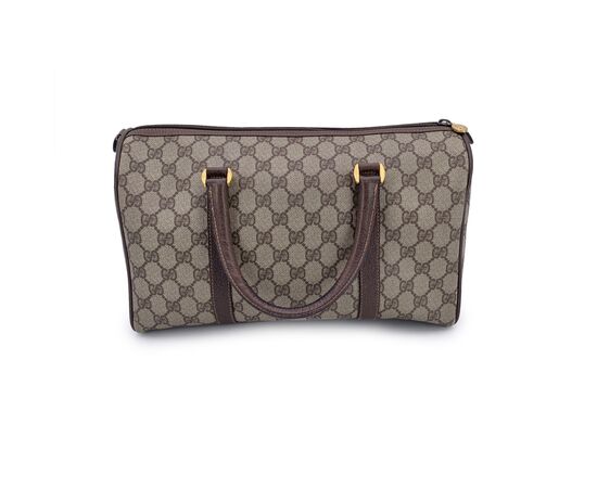 GUCCI Borsa a Mano Vintage in Tela Col. Beige Boston M
