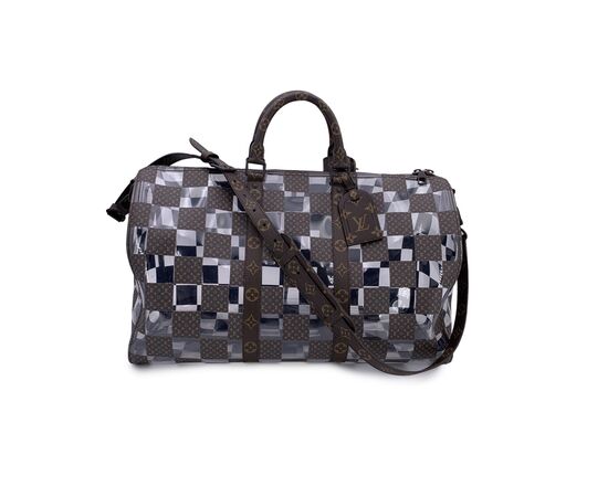 LOUIS VUITTON Borsa da Viaggio in Tela Col. Marrone Keepall L