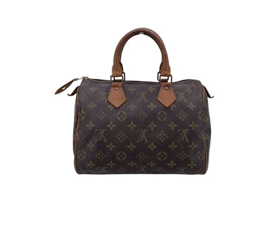 LOUIS VUITTON Borsa a Mano Vintage in Tela Col. Marrone Speedy S