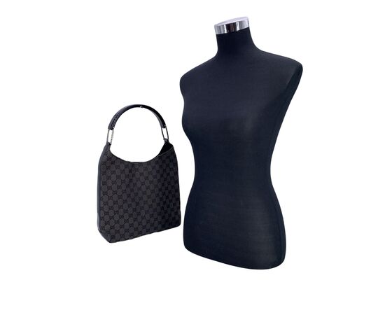 GUCCI Borsa Hobo in Tela Col. Nero Hobo M