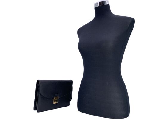 GUCCI Pochette Vintage in Pelle Col. Nero - S