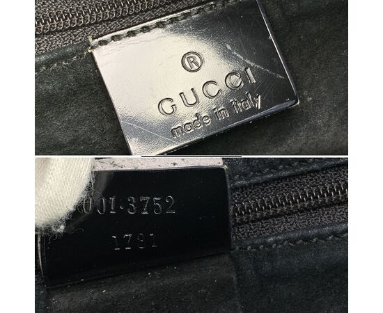 GUCCI Borsa Hobo in Tela Col. Nero Hobo M