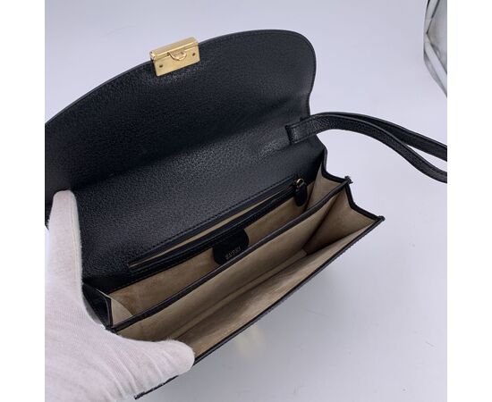 GUCCI Pochette Vintage in Pelle Col. Nero - S