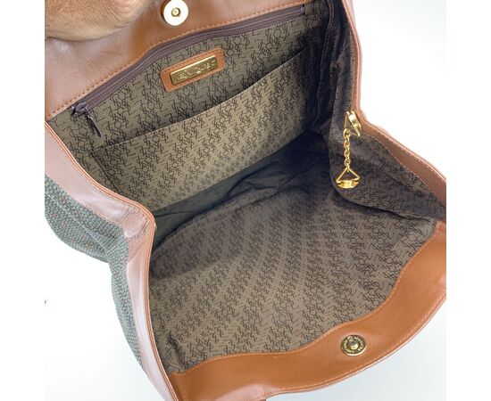 YVES SAINT LAURENT Borsa Shopper in Tela Col. Beige L