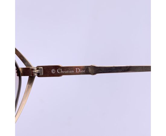 DIOR Occhiali da Sole Vintage in Metallo Col. Oro