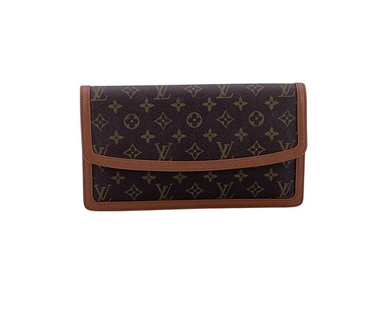 LOUIS VUITTON Pochette Vintage in Tela Col. Marrone M