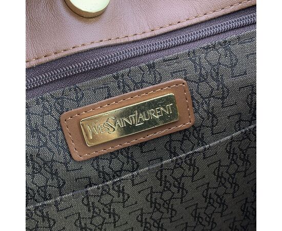 YVES SAINT LAURENT Borsa Shopper in Tela Col. Beige L