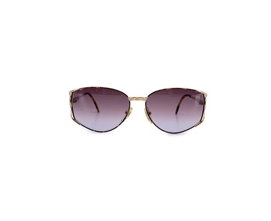 FENDI Occhiali da Sole Vintage in Metallo Col. Marrone