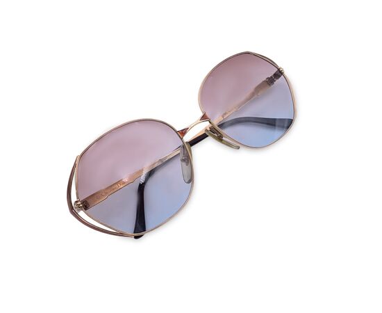 DIOR Occhiali da Sole Vintage in Metallo Col. Oro