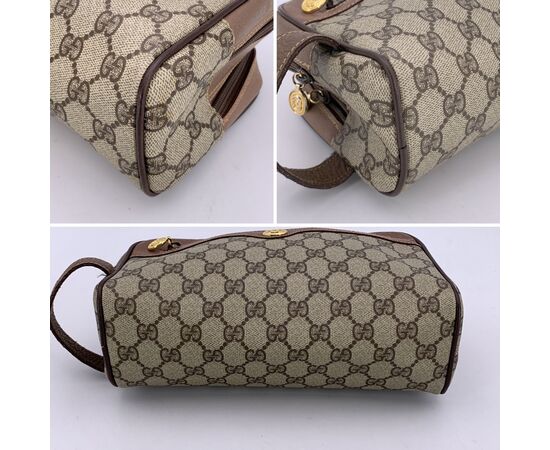 GUCCI Pochette Vintage in Tela Col. Beige M