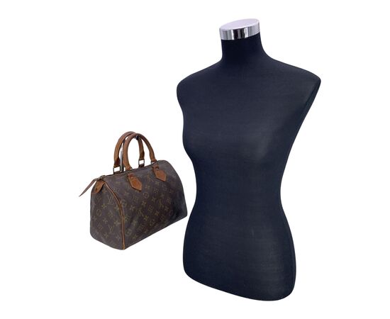 LOUIS VUITTON Borsa a Mano Vintage in Tela Col. Marrone Speedy S