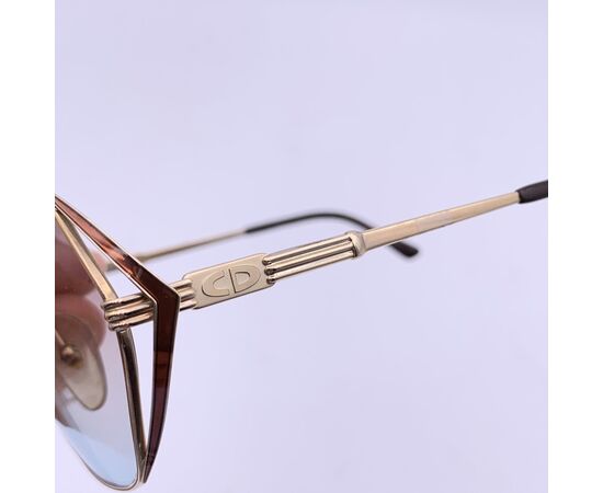 DIOR Occhiali da Sole Vintage in Metallo Col. Oro