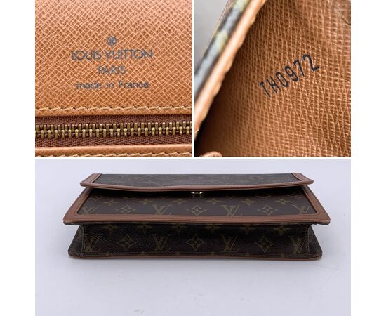 LOUIS VUITTON Pochette Vintage in Tela Col. Marrone M