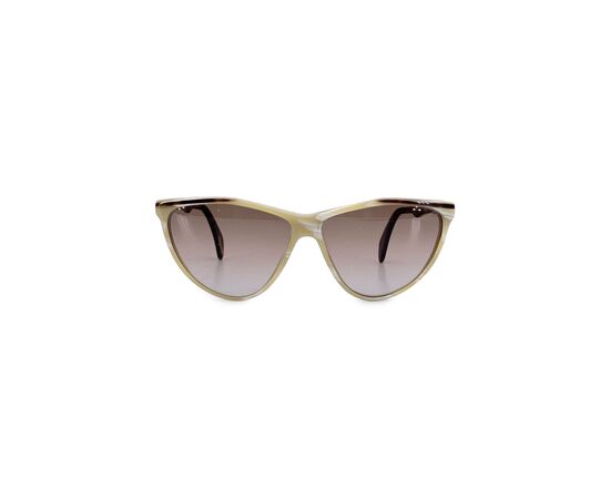GIANNI VERSACE Occhiali da Sole Vintage in Acetato Col. Beige