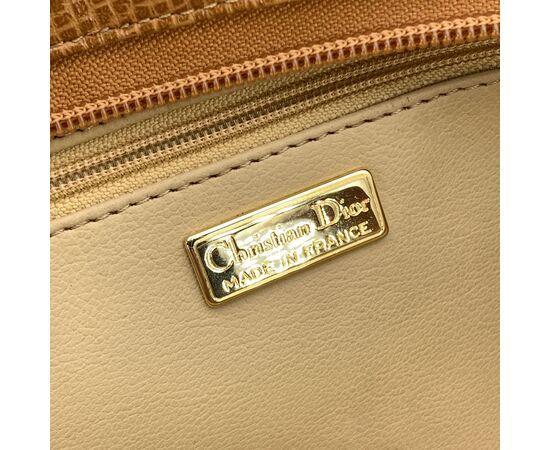 DIOR Borsa Shopper Vintage in Pelle Col. Beige M