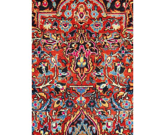 Hand-knotted Kashan Persian carpet – late 19th / early 20th
