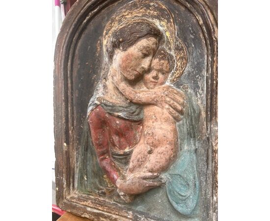 Polychrome stucco, 15th century