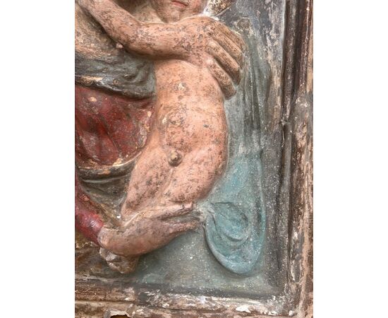Polychrome stucco, 15th century