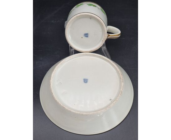 Porcelain cup and saucer, Imperial Manufactory of Vienna – 1823/24