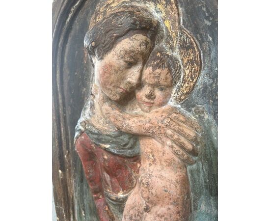 Polychrome stucco, 15th century