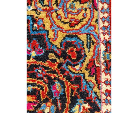 Hand-knotted Kashan Persian carpet – late 19th / early 20th