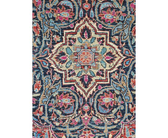 Hand-knotted Kashan Persian carpet – late 19th / early 20th